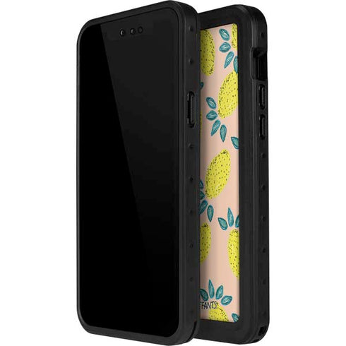 Bouffants and Broken Hearts Lemon Party iPhone 15 Plus Waterproof Case